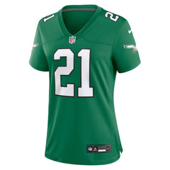 Eric Allen Philadelphia Eagles Women's Alternate Game Jersey - Kelly Green - Nike