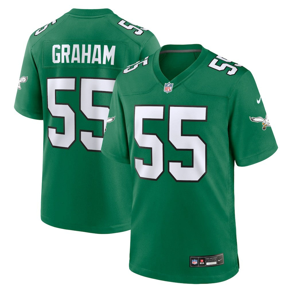 Brandon Graham Philadelphia Eagles Alternate Game Jersey - Kelly Green - Nike