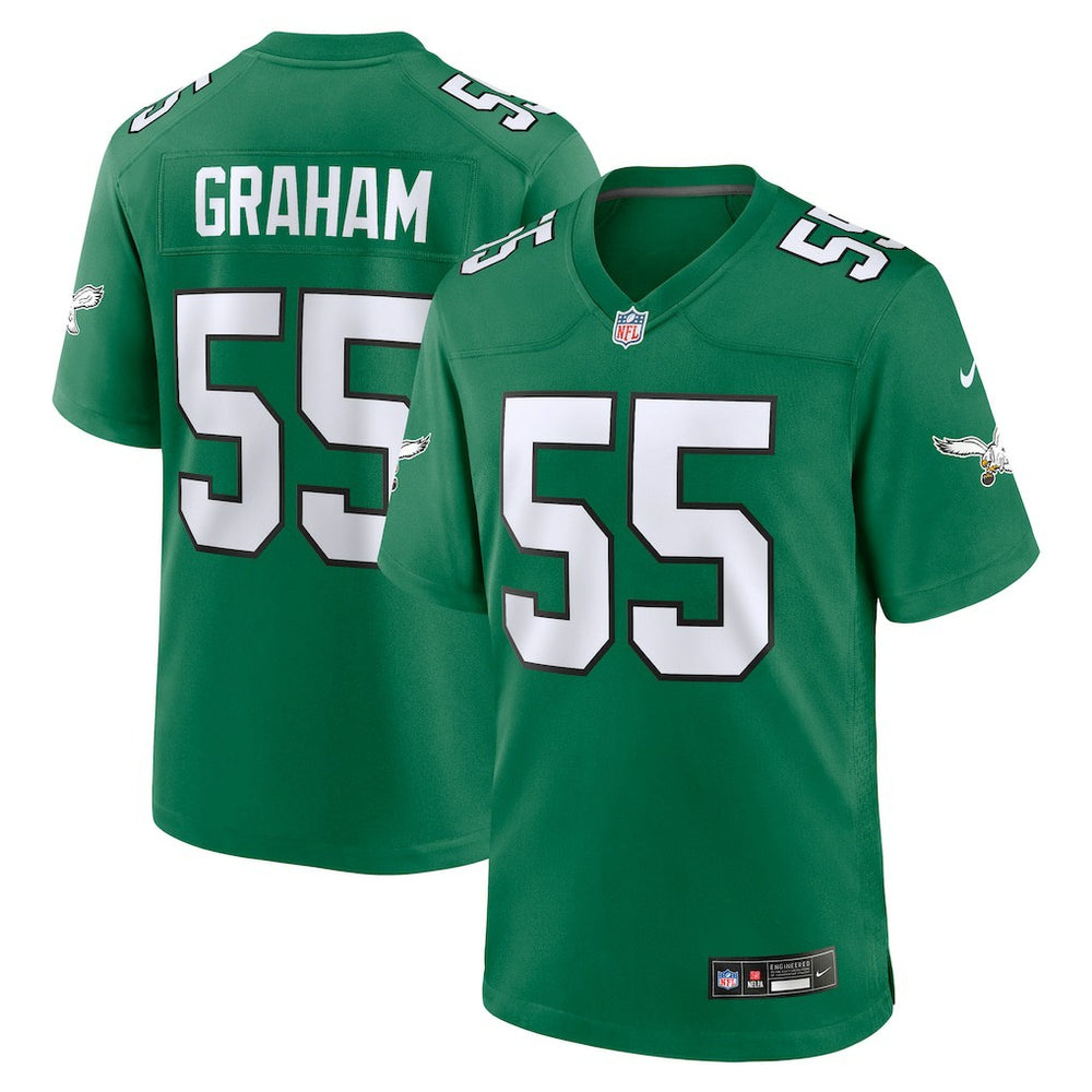 Brandon Graham Philadelphia Eagles Alternate Game Jersey - Kelly Green - Nike