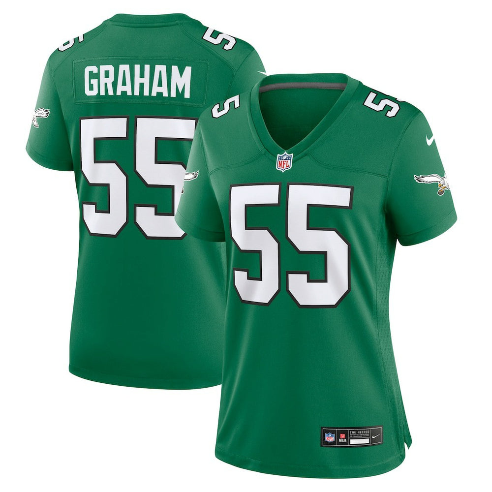 Brandon Graham Philadelphia Eagles Women's Alternate Game Jersey - Kelly Green - Nike