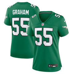 Brandon Graham Philadelphia Eagles Women's Alternate Game Jersey - Kelly Green - Nike