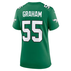 Brandon Graham Philadelphia Eagles Women's Alternate Game Jersey - Kelly Green - Nike