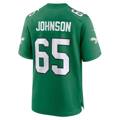Lane Johnson Philadelphia Eagles Alternate Game Jersey - Kelly Green - Nike