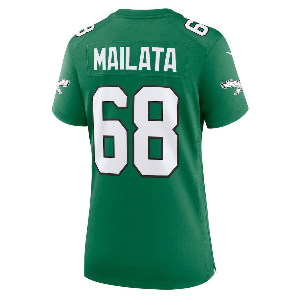 Jordan Mailata Philadelphia Eagles Women's Alternate Game Jersey - Kelly Green - Nike