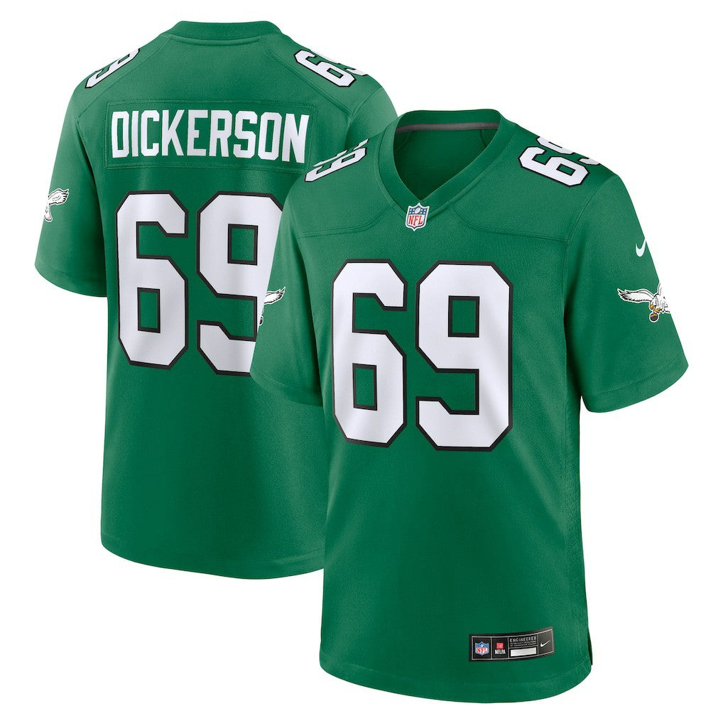 Landon Dickerson Philadelphia Eagles Alternate Game Jersey - Kelly Green - Nike