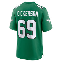 Landon Dickerson Philadelphia Eagles Alternate Game Jersey - Kelly Green - Nike