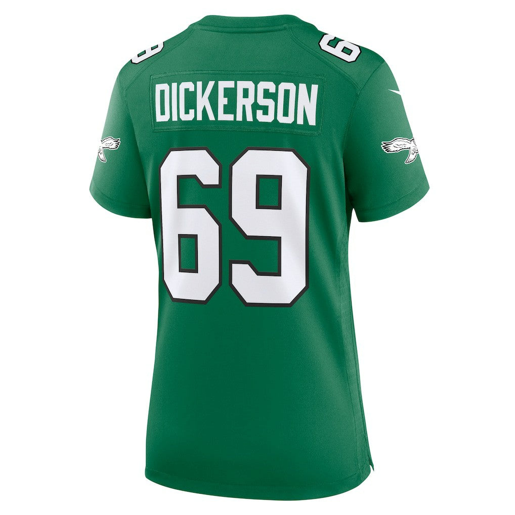 Landon Dickerson Philadelphia Eagles Women's Alternate Game Jersey - Kelly Green - Nike