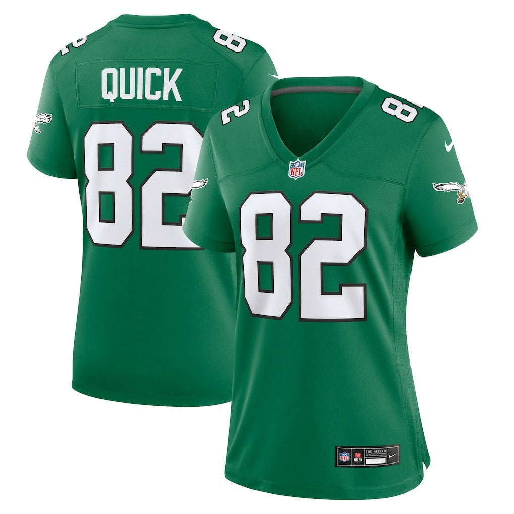 Mike Quick Philadelphia Eagles Women's Alternate Game Jersey - Kelly Green - Nike