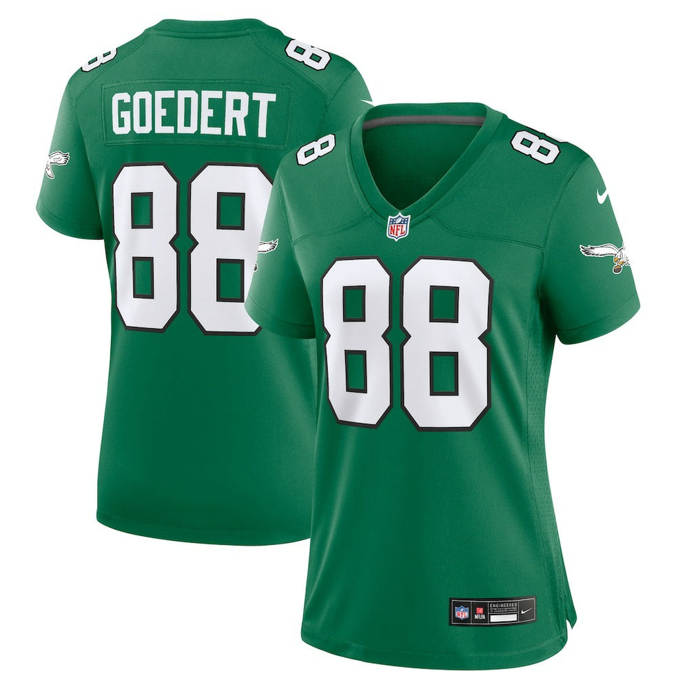 Dallas Goedert Philadelphia Eagles Women's Alternate Game Jersey - Kelly Green - Nike