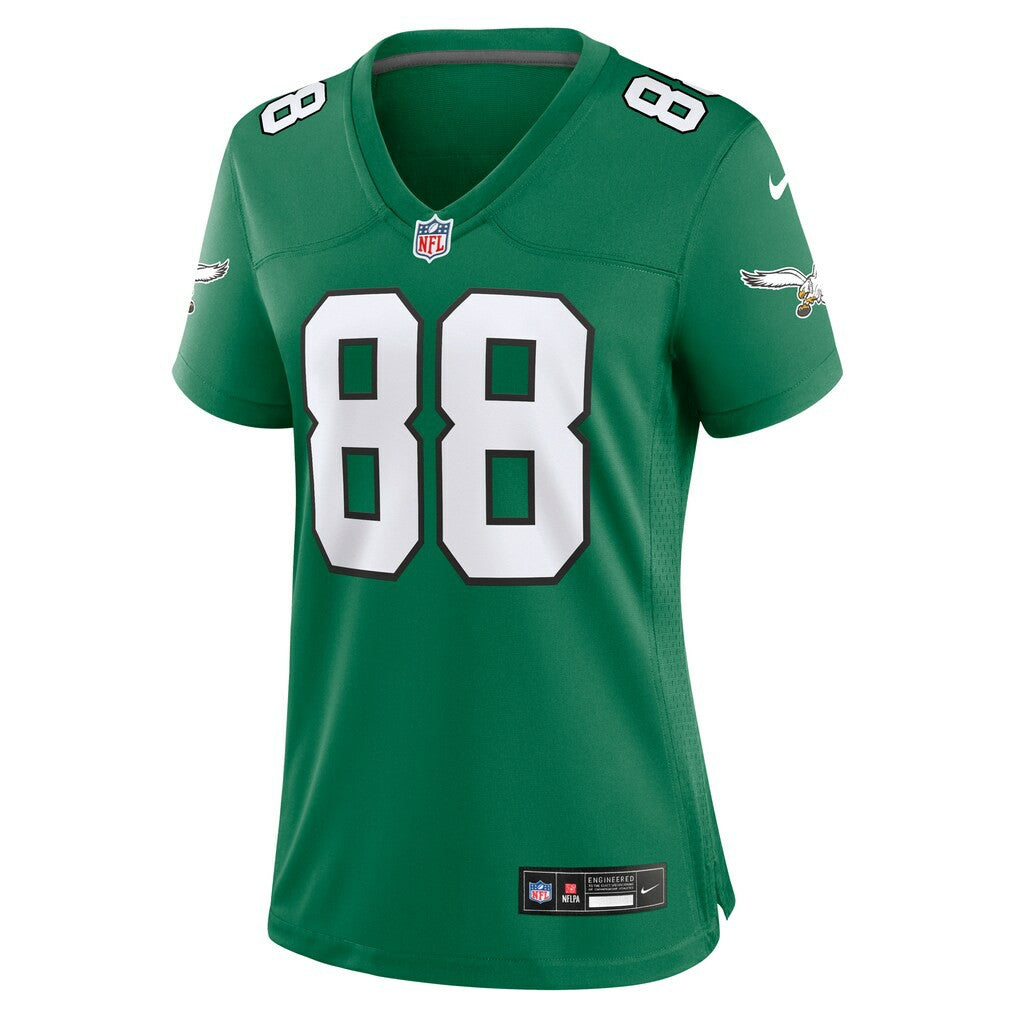 Dallas Goedert Philadelphia Eagles Women's Alternate Game Jersey - Kelly Green - Nike
