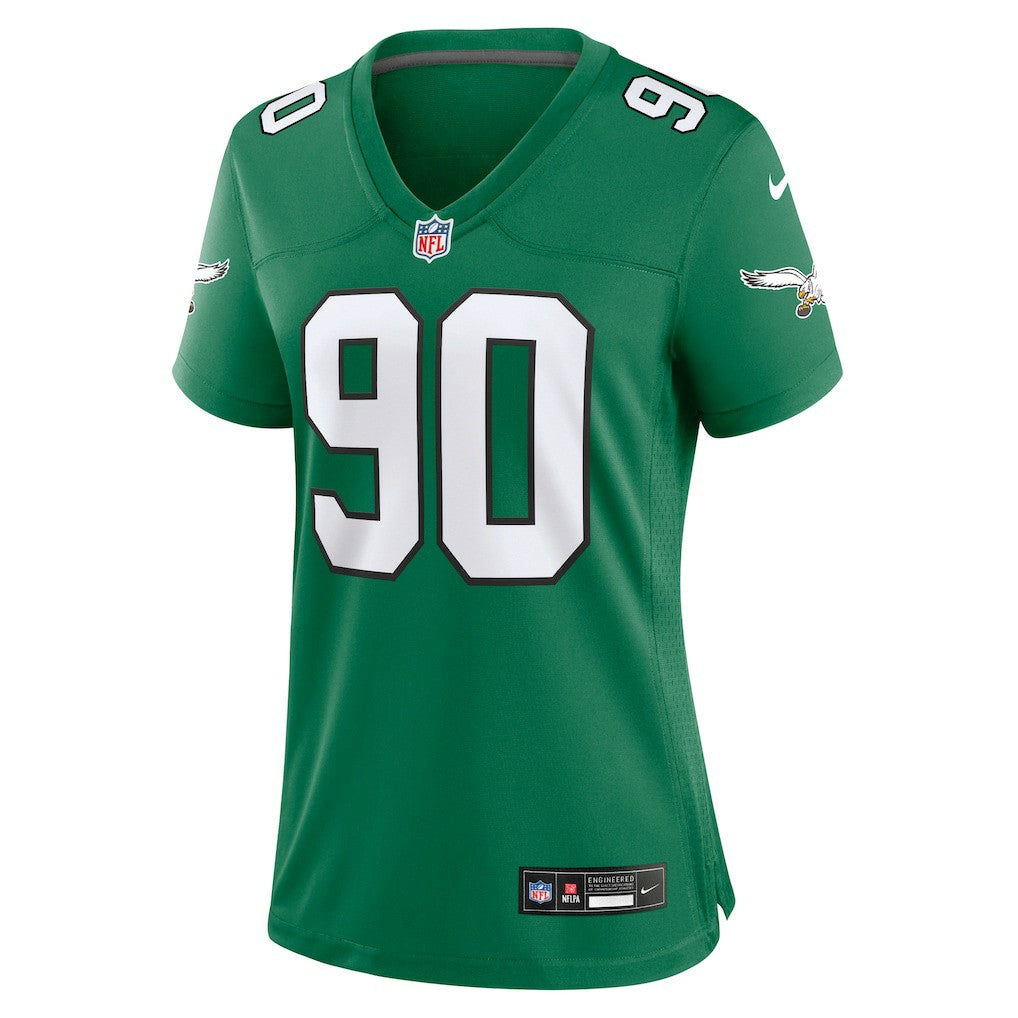 Jordan Davis Philadelphia Eagles Women's Alternate Game Jersey - Kelly Green - Nike