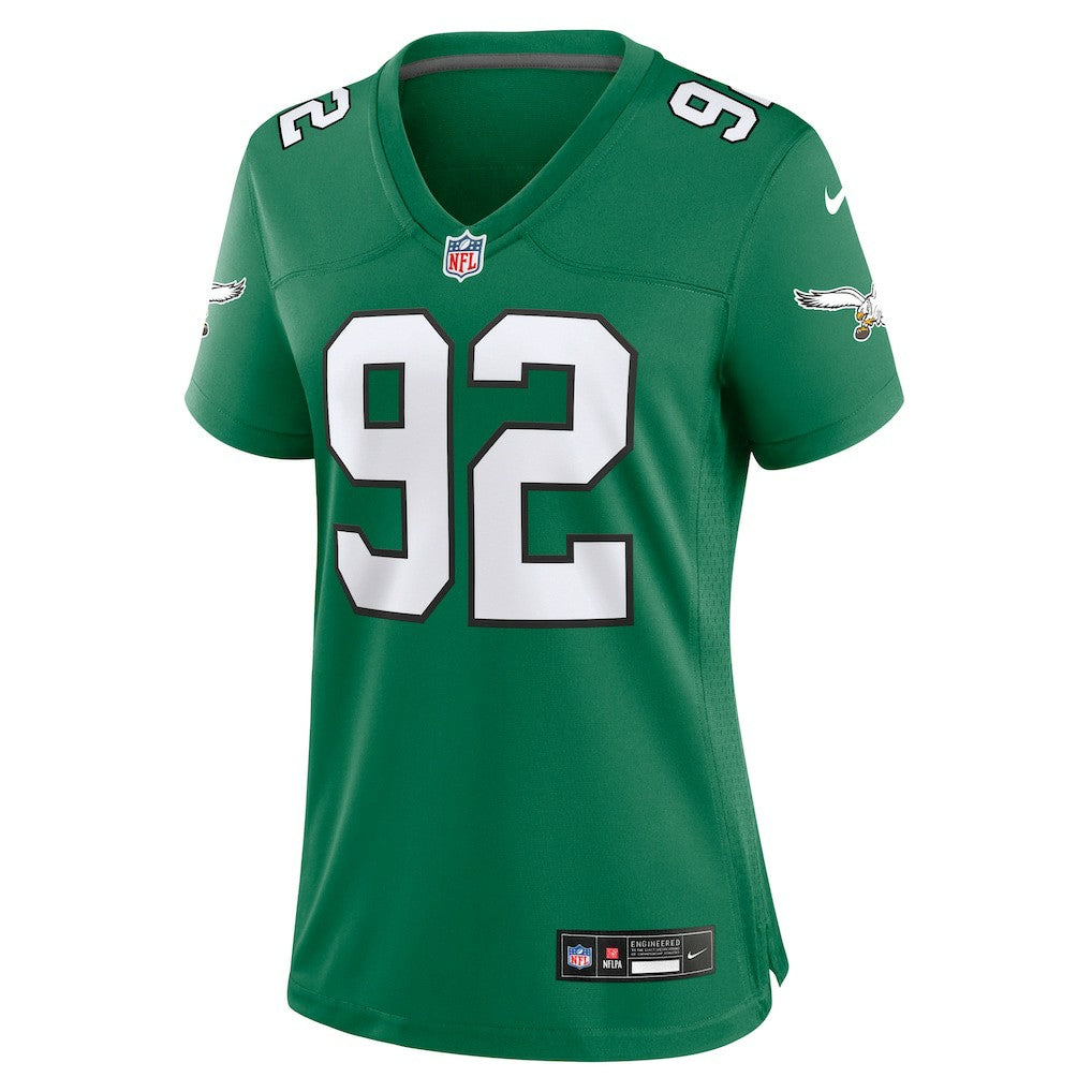 Reggie White Philadelphia Eagles Women's Alternate Game Jersey - Kelly Green - Nike