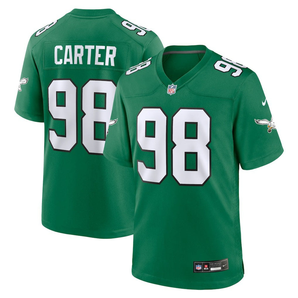 Jalen Carter Philadelphia Eagles Alternate Game Jersey - Kelly Green - Nike