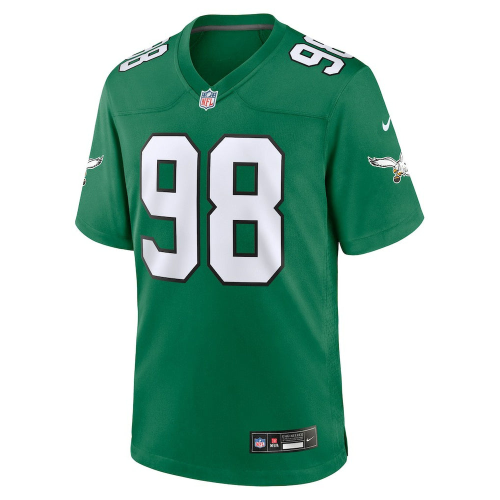 Jalen Carter Philadelphia Eagles Alternate Game Jersey - Kelly Green - Nike