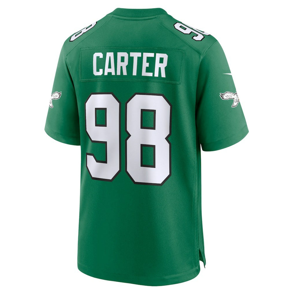 Jalen Carter Philadelphia Eagles Alternate Game Jersey - Kelly Green - Nike