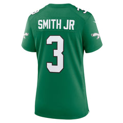 Nolan Smith Philadelphia Eagles Women's Alternate Game Jersey - Kelly Green - Nike
