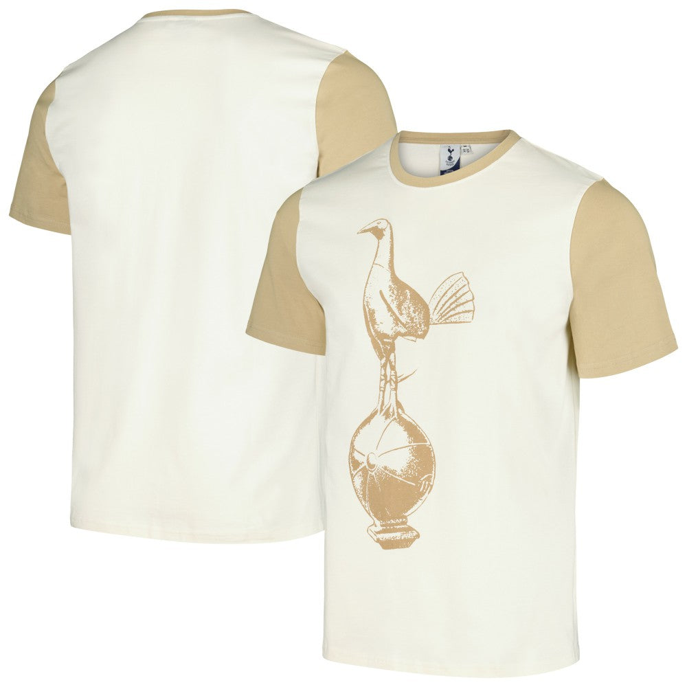 Tottenham Hotspur Colorblock Raglan T-Shirt Cream