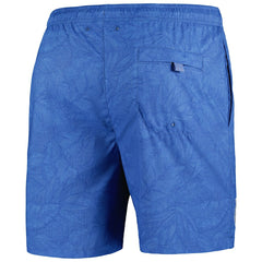 Indianapolis Colts Naples Layered Leaves Swim Trunks - Royal - Tommy Bahama