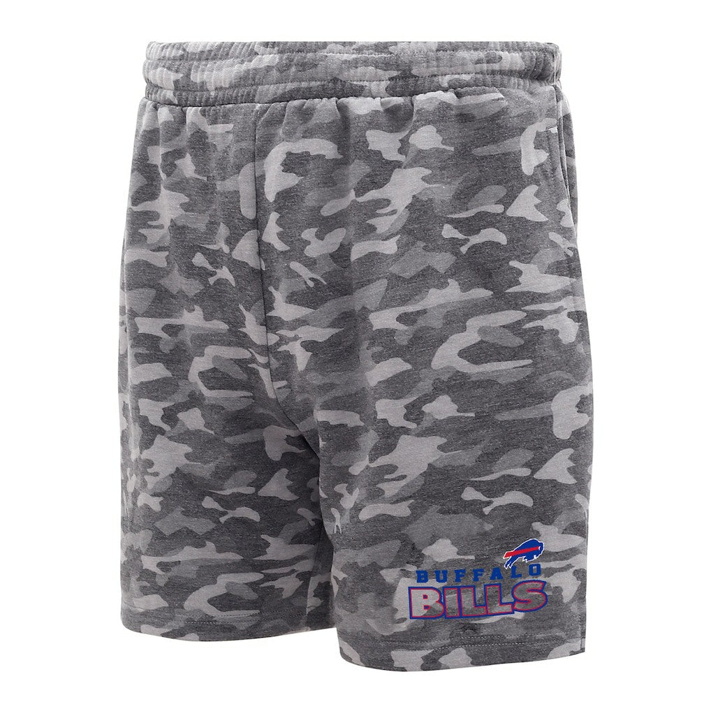 Buffalo Bills Concepts Sport Biscayne Camo Shorts - Charcoal - NFL