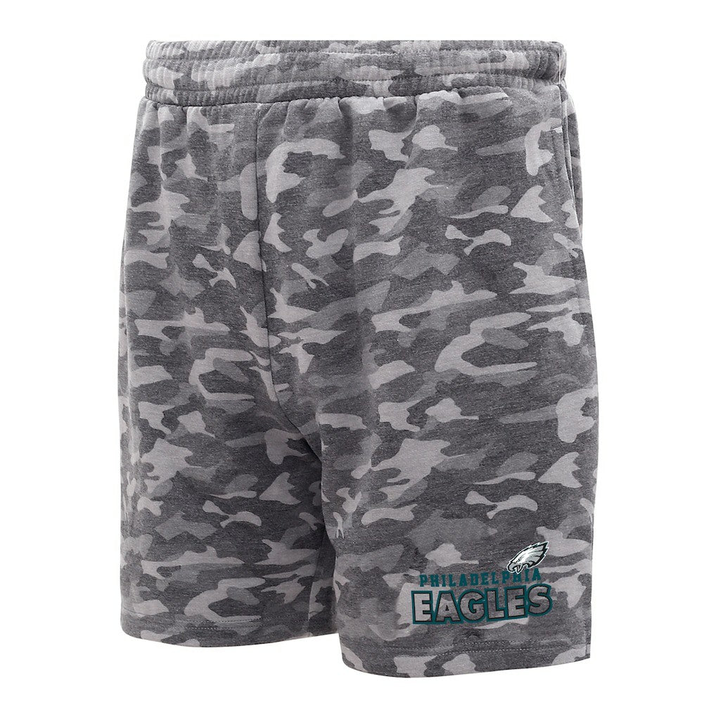 Philadelphia Eagles Concepts Sport Biscayne Camo Shorts - Charcoal - NFL