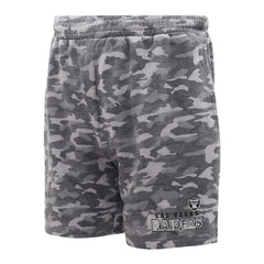 Las Vegas Raiders Concepts Sport Biscayne Camo Shorts - Charcoal - NFL