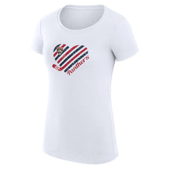 Florida Panthers G-III 4Her by Carl Banks Women's Super-Slim Fit Lightweight Heart T-Shirt - White | NHL online
