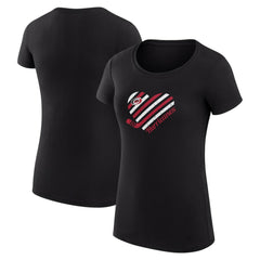 Carolina Hurricanes G-III 4Her by Carl Banks Women's Super-Slim Fit Lightweight Heart T-Shirt - Black | NHL online