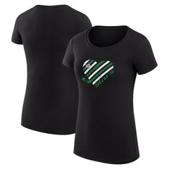 Dallas Stars G-III 4Her by Carl Banks Women's Super-Slim Fit Lightweight Heart T-Shirt - Black | NHL near me