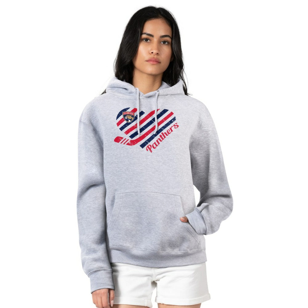 Florida Panthers G-III 4Her by Carl Banks Women's Heart Pullover Hoodie - White | NHL online