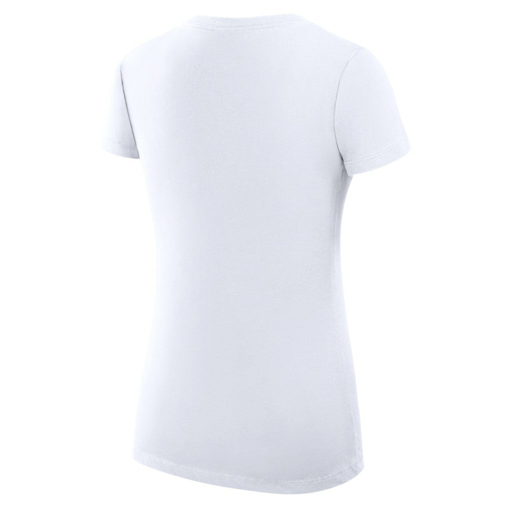 Dallas Stars G-III 4Her by Carl Banks Women's Super-Slim Fit Lightweight Heart V-Neck T-Shirt - White | NHL online
