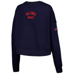 Atlanta Braves Pro Standard Women's Painted Sky Pullover Sweatshirt for sale
