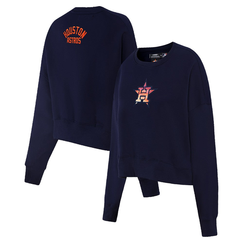 Houston Astros Pro Standard Women's Painted Sky Pullover Sweatshirt for sale
