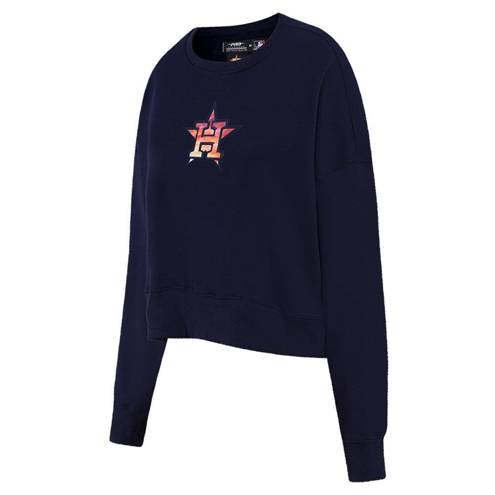 Houston Astros Pro Standard Women's Painted Sky Pullover Sweatshirt for sale