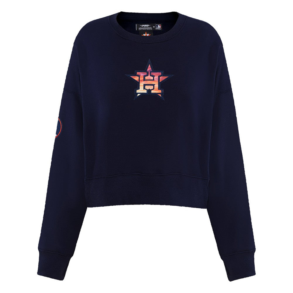 Houston Astros Pro Standard Women's Painted Sky Pullover Sweatshirt for sale