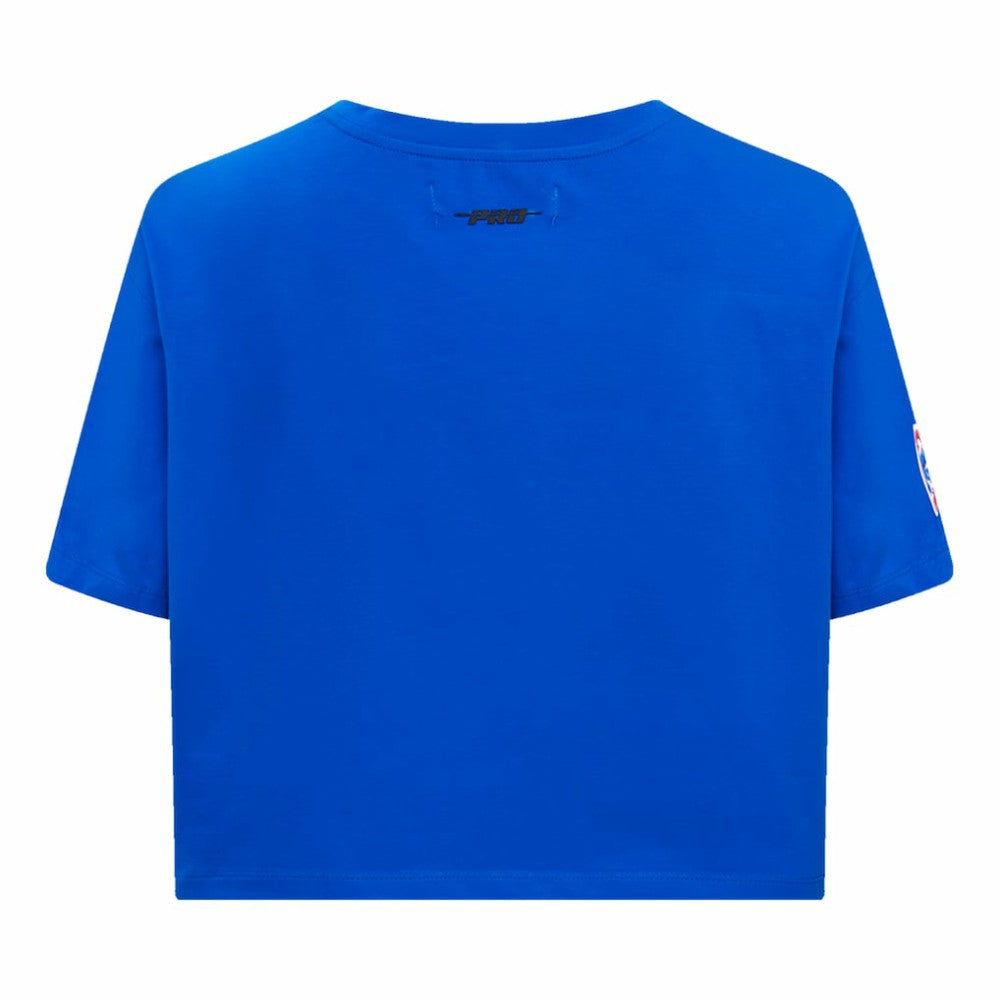 Chicago Cubs Pro Standard Women's Painted Sky Boxy Cropped T-Shirt Online