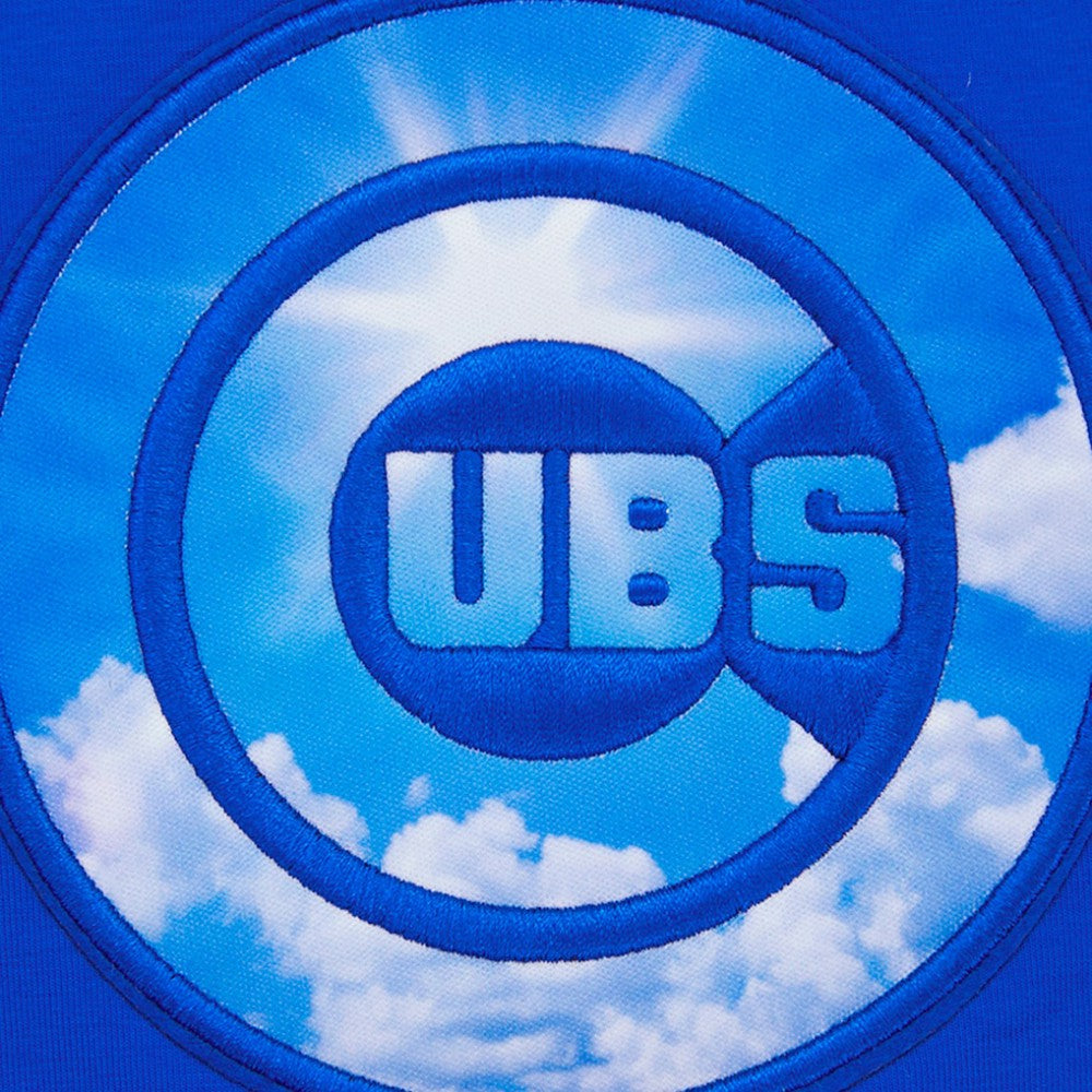Chicago Cubs Pro Standard Women's Painted Sky Boxy Cropped T-Shirt Online