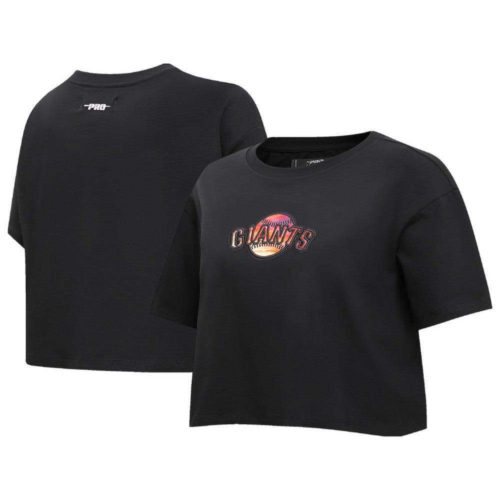 San Francisco Giants Pro Standard Women's Painted Sky Boxy Cropped T-Shirt for sale