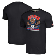 Buffalo Bills Homage Unisex Monsters of the Gridiron Halloween Tri-Blend T-Shirt - Charcoal - NFL