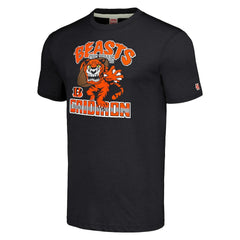 Cincinnati Bengals Homage Unisex Monsters of the Gridiron Halloween Tri-Blend T-Shirt - Charcoal - NFL