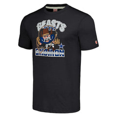 Dallas Cowboys Homage Unisex Monsters of the Gridiron Halloween Tri-Blend T-Shirt - Charcoal - NFL