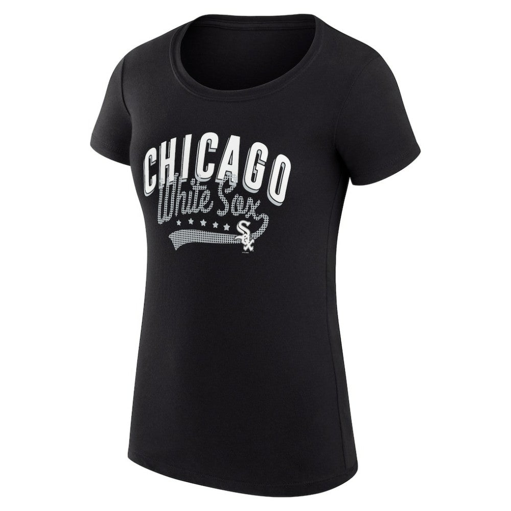 Chicago White Sox G-III 4Her by Carl Banks Women's Super-Slim Fit Lightweight Filigree Team T-Shirt for sale