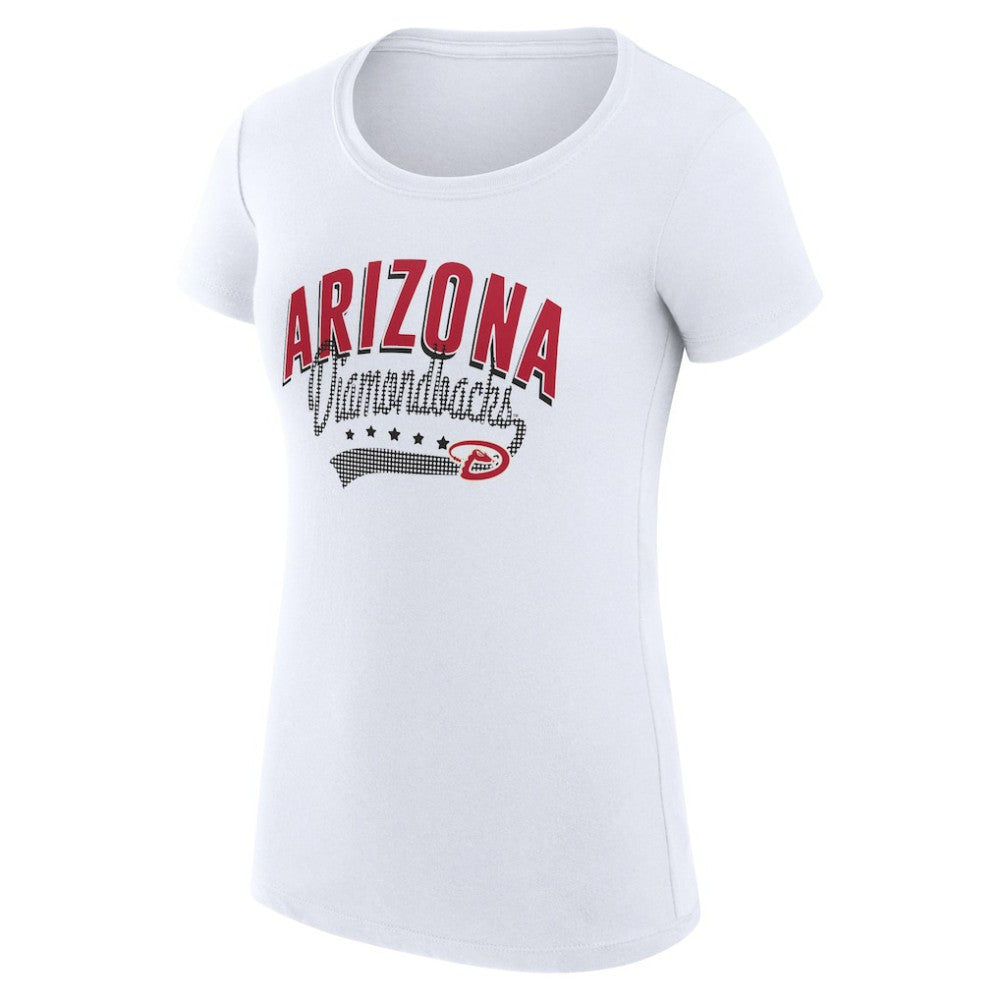 Arizona Diamondbacks G-III 4Her by Carl Banks Women's Super-Slim Fit Lightweight Filigree Team T-Shirt Discount