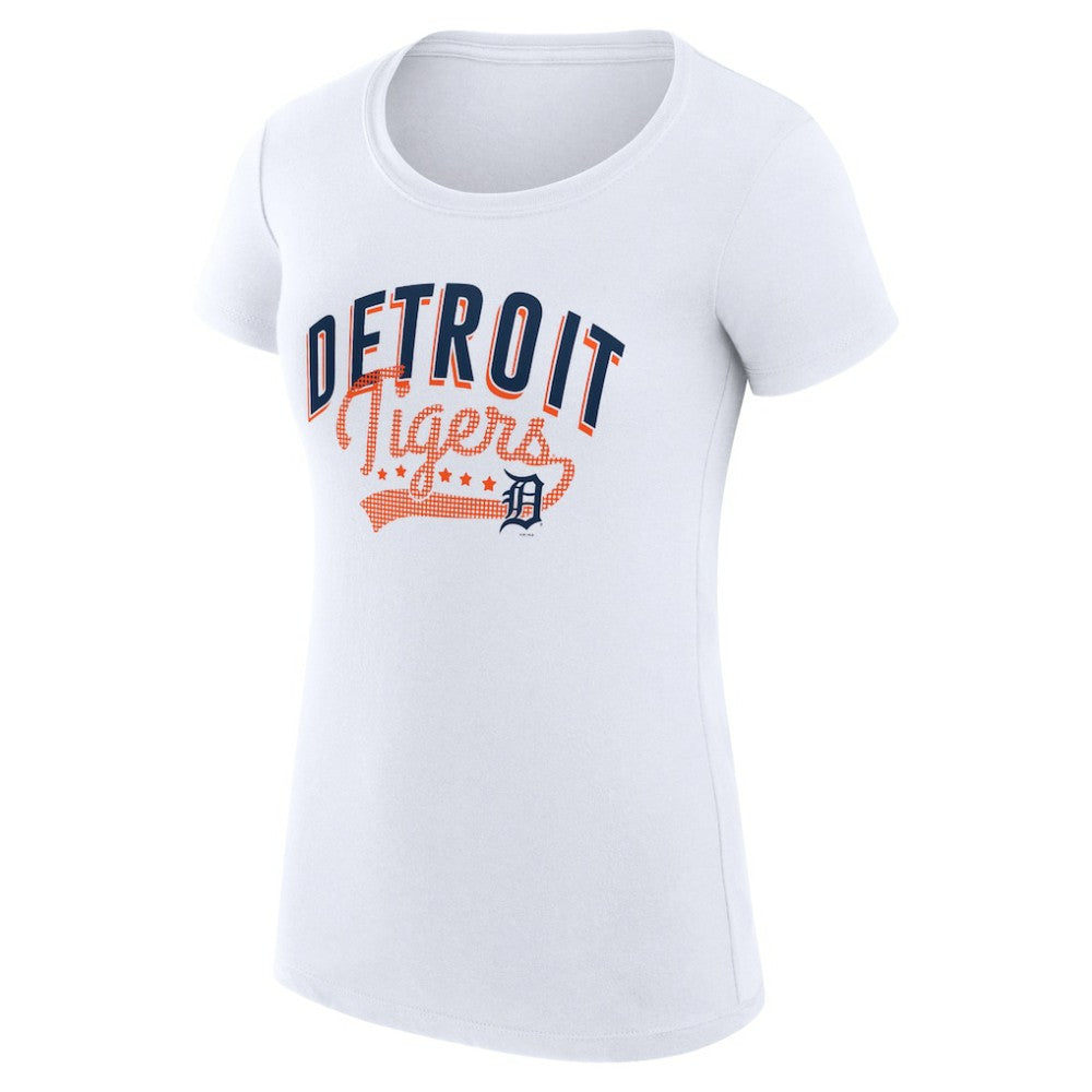 Detroit Tigers G-III 4Her by Carl Banks Women's Super-Slim Fit Lightweight Filigree Team T-Shirt Outlet