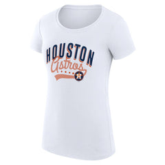 Houston Astros G-III 4Her by Carl Banks Women's Super-Slim Fit Lightweight Filigree Team T-Shirt Near Me