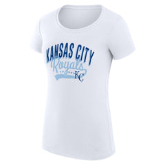 Kansas City Royals G-III 4Her by Carl Banks Women's Super-Slim Fit Lightweight Filigree Team T-Shirt Online