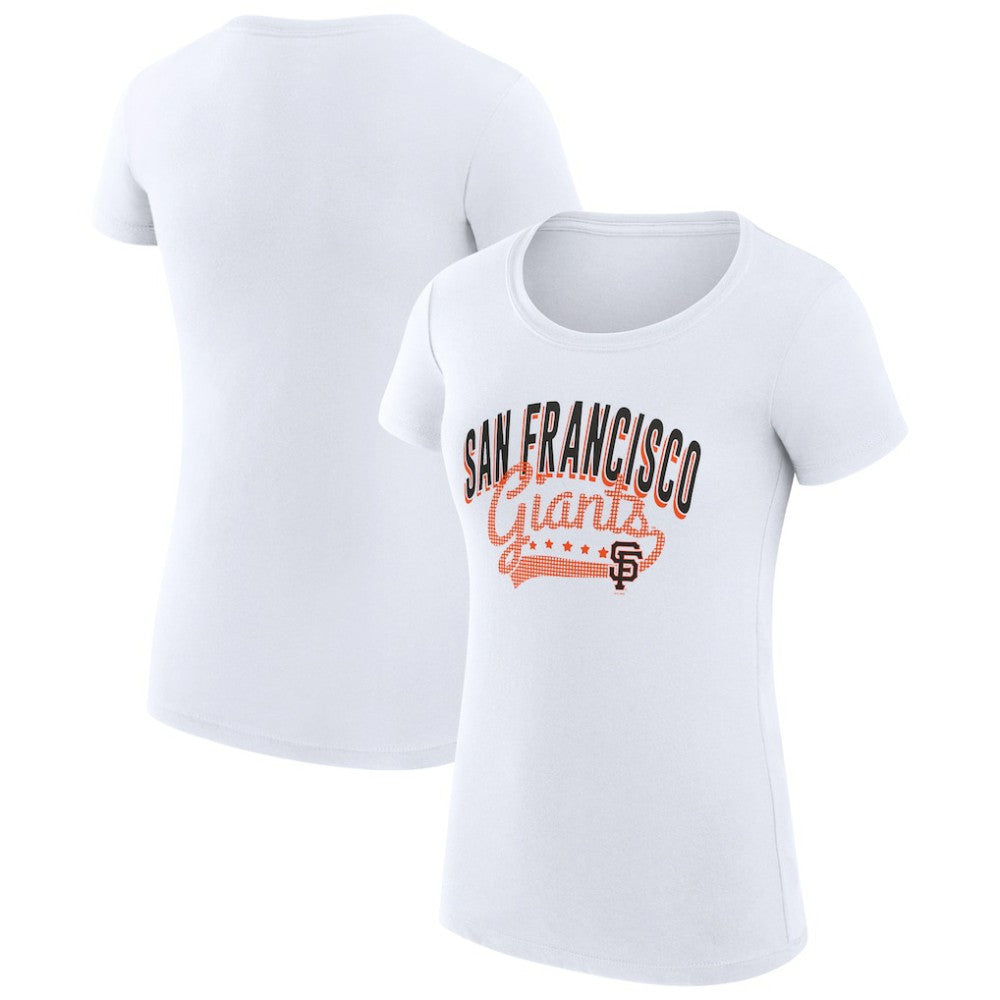 San Francisco Giants G-III 4Her by Carl Banks Women's Super-Slim Fit Lightweight Filigree Team T-Shirt Discount
