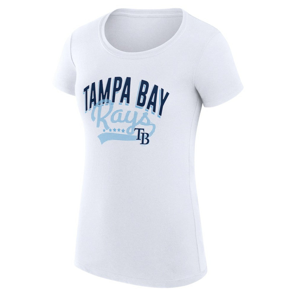 Tampa Bay Rays G-III 4Her by Carl Banks Women's Super-Slim Fit Lightweight Filigree Team T-Shirt for sale
