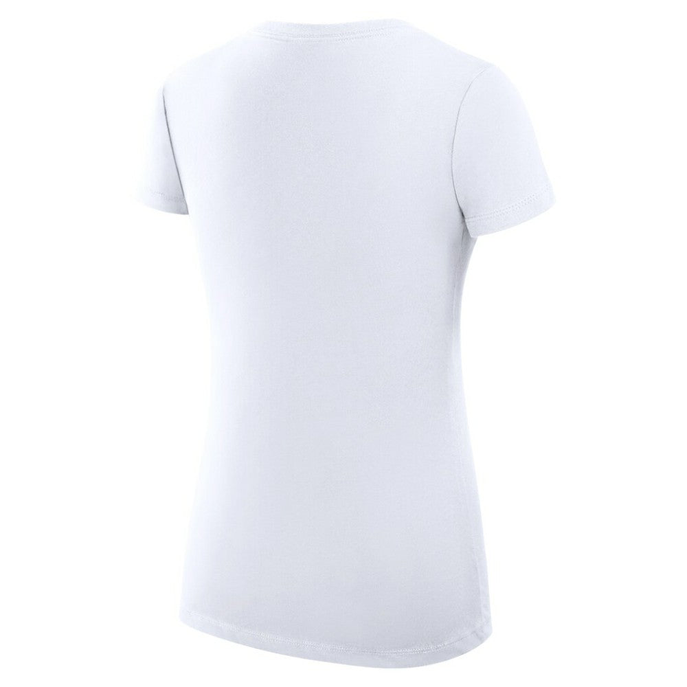 Texas Rangers G-III 4Her by Carl Banks Women's Super-Slim Fit Lightweight Filigree Team V-Neck T-Shirt Outlet