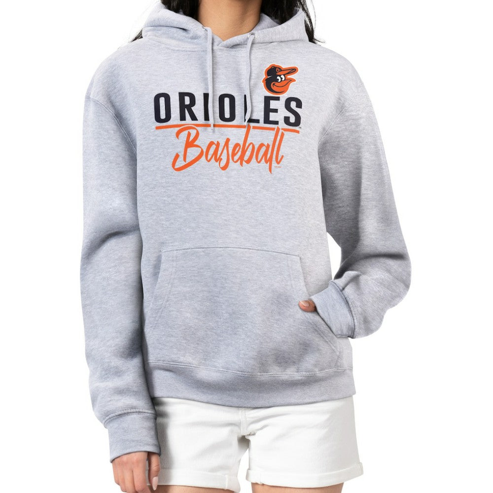 Baltimore Orioles G-III 4Her by Carl Banks Women's Team Fleece Pullover Hoodie Sale