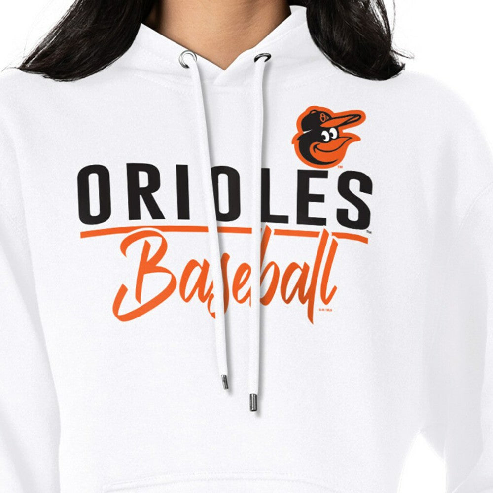 Baltimore Orioles G-III 4Her by Carl Banks Women's Team Fleece Pullover Hoodie Discount